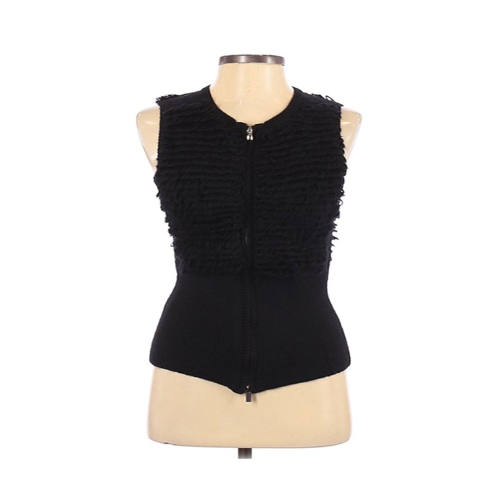 BCBG knit layered sweater vest